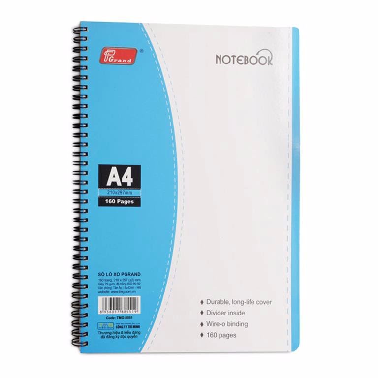 Sổ lò xo Grand A4 - 160 trang